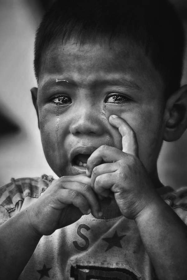 Children Crying War